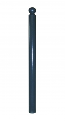 Stilpoller aus Stahl Ø 89 mm, mit Kugel, ortsfest